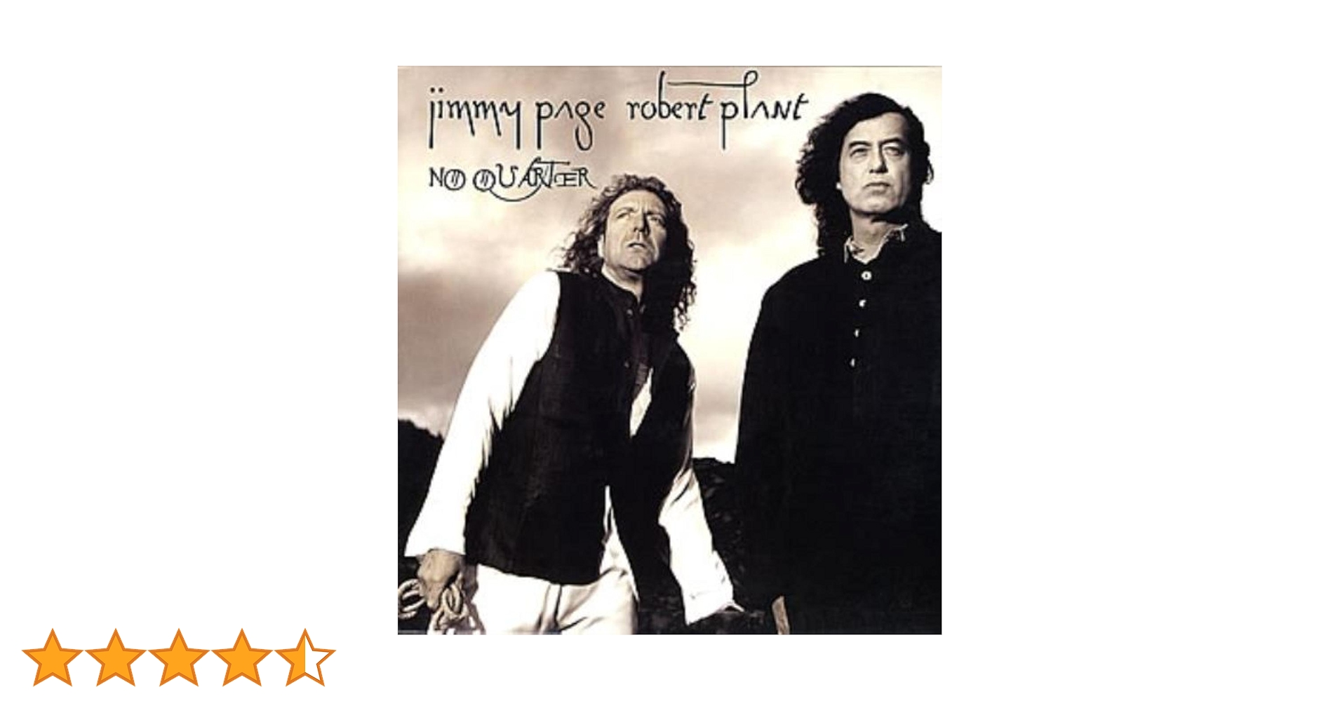 Page & Plant / No Quarter USオリジナル・レコード No Quarter: Jimmy Page & Robert Plant Unledded: Amazon.com.br: CD